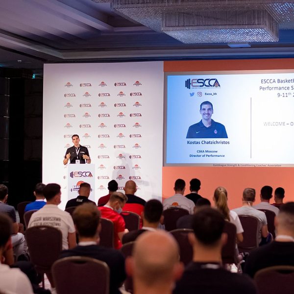 Kostas Chatzichristos escca summit - Strength and Conditioning coaches