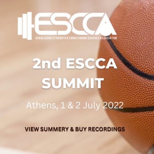 2nd ESCCA Summit - Euroleague Strength coaches association